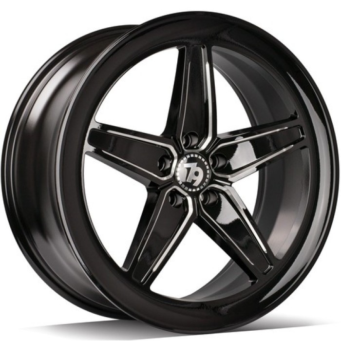 seventy9 SV-Y 20 5x112 ET35 66,6 BGEP - Black Glossy Edges Polished (1)