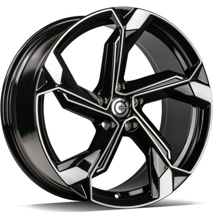 Carbonado Superstar 19 5x112 ET35 66,45 BFP - Black Front Polished (1)
