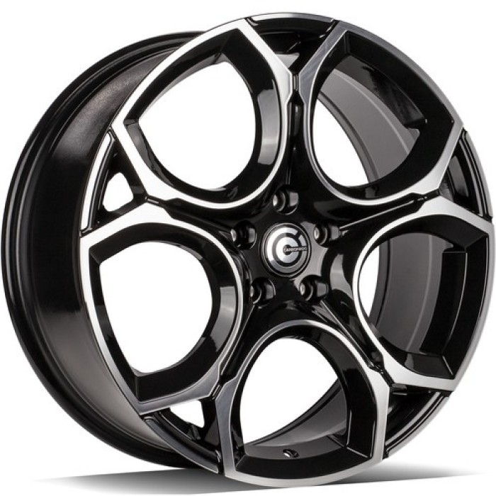 Carbonado UNIQUE 19 5x112 ET45 57,1 BFP - Black Front Polished (1)