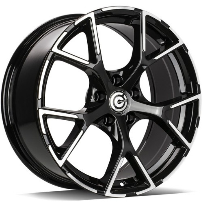 Carbonado River 18 5x112 ET45 66,45 BFP - Black Front Polished (1)