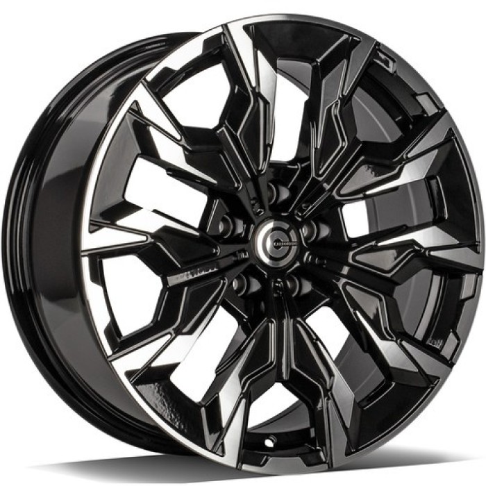 Carbonado Grand 18 5x112 ET25 66,6 BFP - Black Front Polished (1)