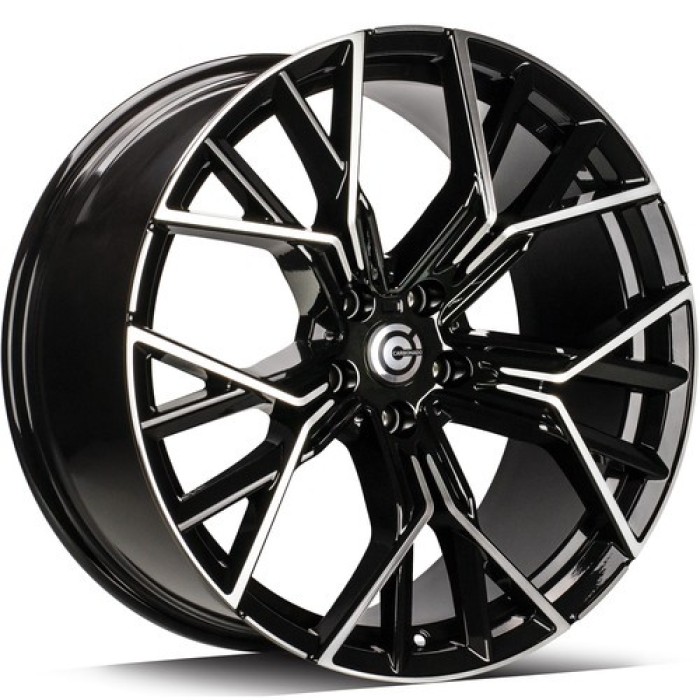 Carbonado Fast 19 5x112 ET25 66,6 BFP - Black Front Polished (1)
