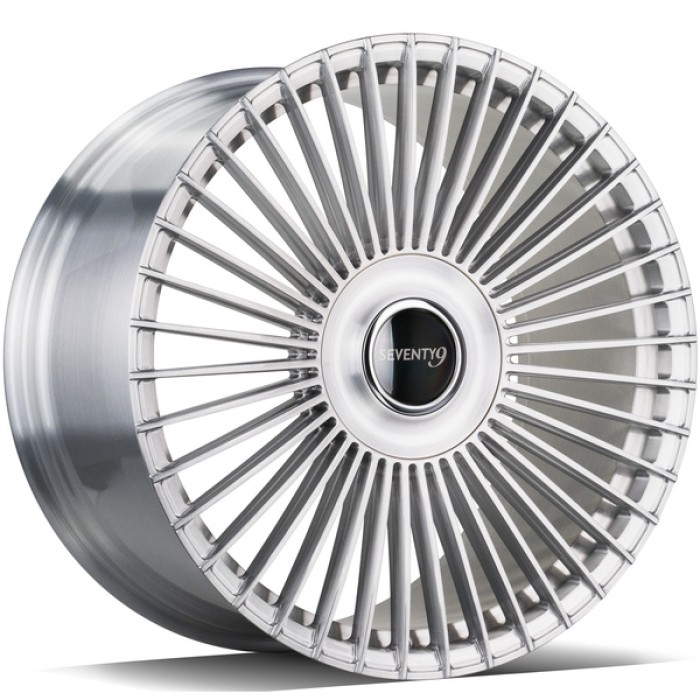 seventy9 MF.2 21 5x112 ET40 66,6 BS - Brushed Silver (1)