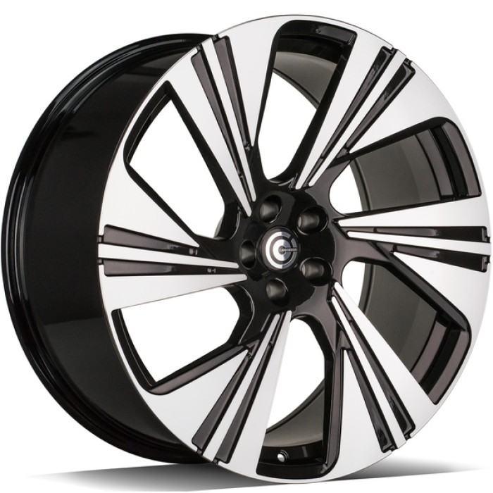 Carbonado Imperial 22 5x112 ET20 66,45 BFP - Black Front Polished (1)