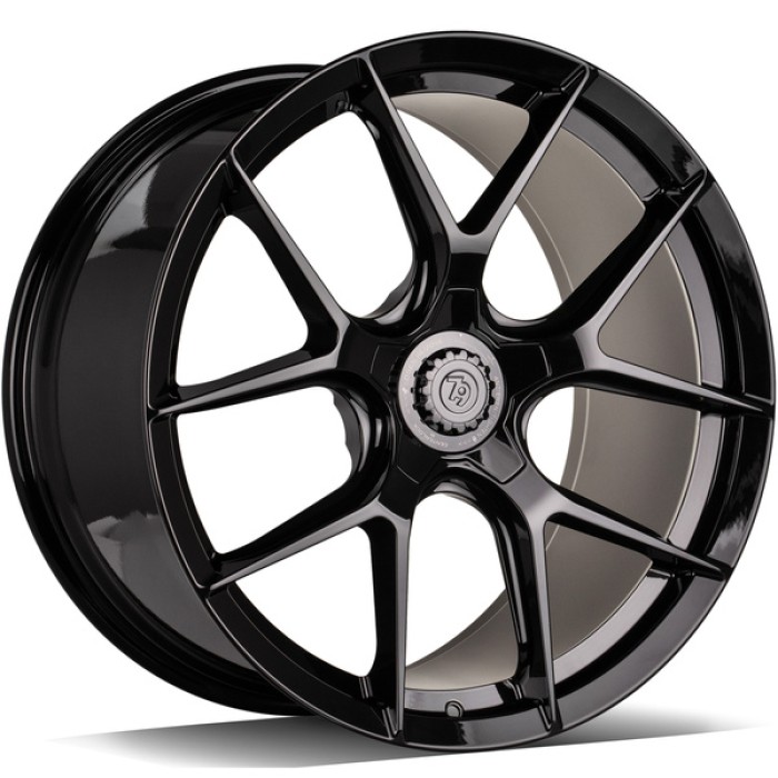 seventy9 MF.8 21\ 5x112 ET19 66,6 BG - Black Glossy (1)