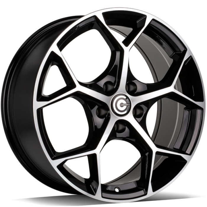 Carbonado Fancy 18 5x112 ET40 66,45 BFP - Black Front Polished (1)
