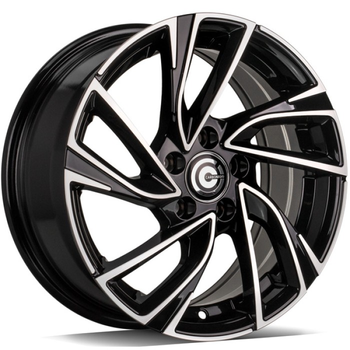 Carbonado Monaco 16 5x100 ET38 57,1 BFP - Black Front Polished (1)