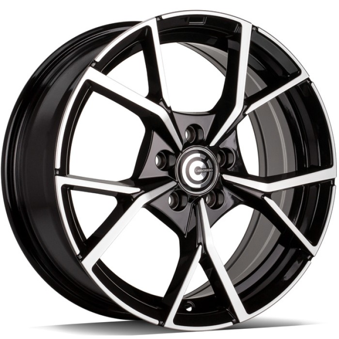Carbonado Predator 16 5x100 ET38 57,1 BFP - Black Front Polished (1)
