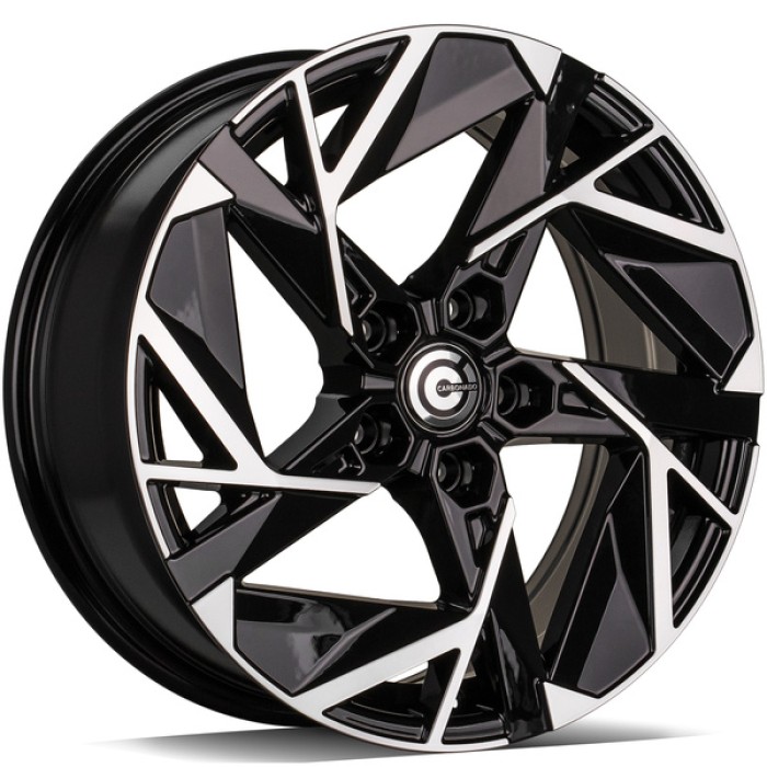 Carbonado Vulcano 17 5x114.3 ET35 73,1 BFP - Black Front Polished (1)