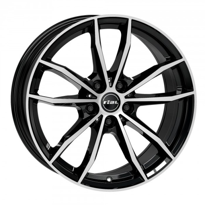 RIAL X12 8X18 5X112 ET15/66.5 CZARNY/POLER (1)