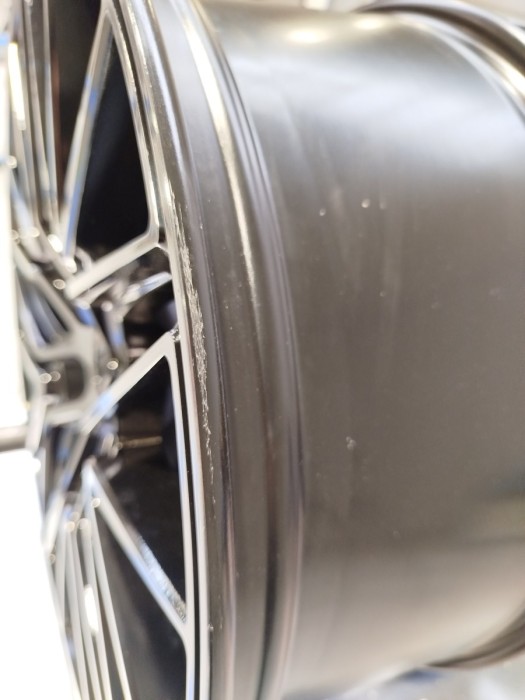 Set of JR38 21x9 ET35 5x114,3 Black Brushed w/Tinted Face (2)