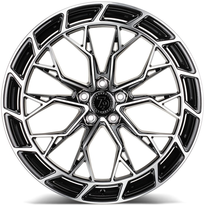 seventy9 SCF-Z 20\ 5x112 ET30 66,6 BFP - Black Front Polished (2)