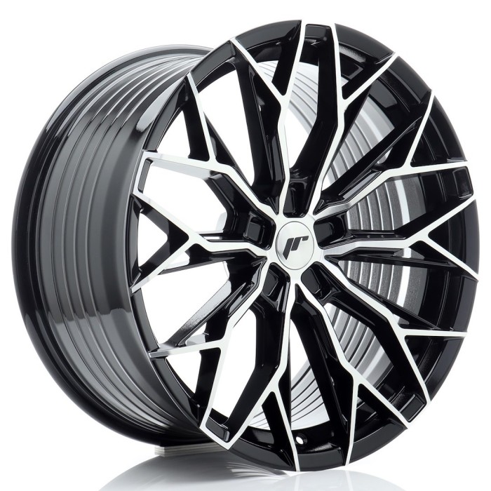 JR Wheels JR49 20x9 5x112 ET35 Gloss Black Machined Face (1)