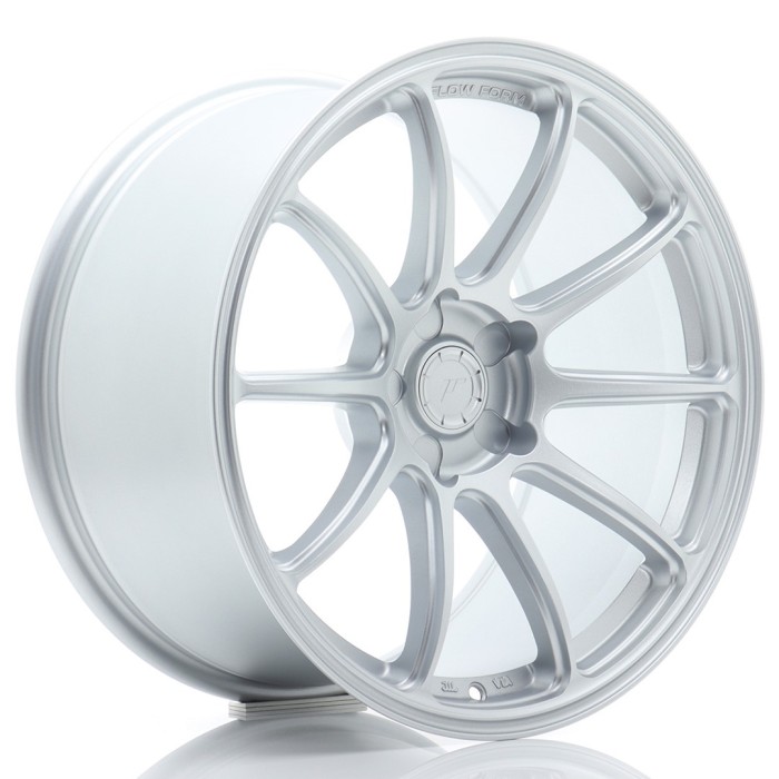 JR Wheels SL04 18x8 ET20-35 5H BLANK Matt Silver (1)
