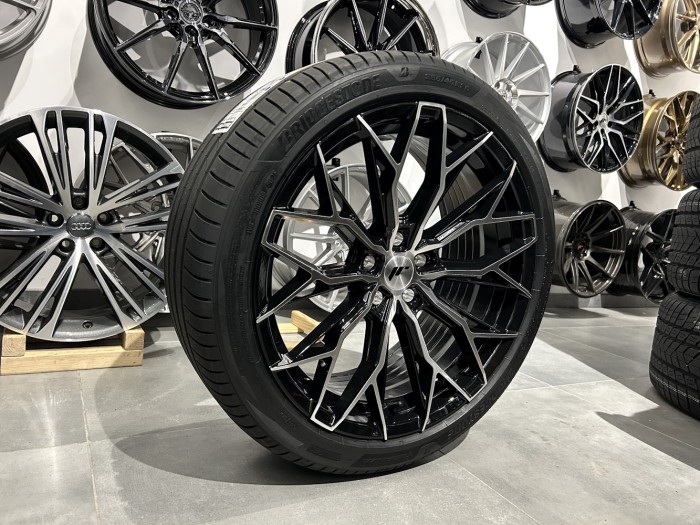 Koła letnie 20 5x112 Japan Racing JR49 Audi A6 C8 C9 A7 4K Bridgestone 255/40R20 (2)
