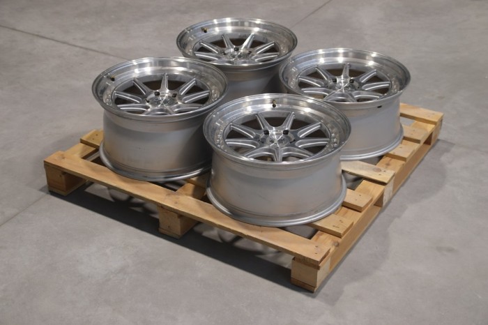 Set of JR47 19x9 ET20 + 19x10 ET29 5x120 Silver Machined Face (1)