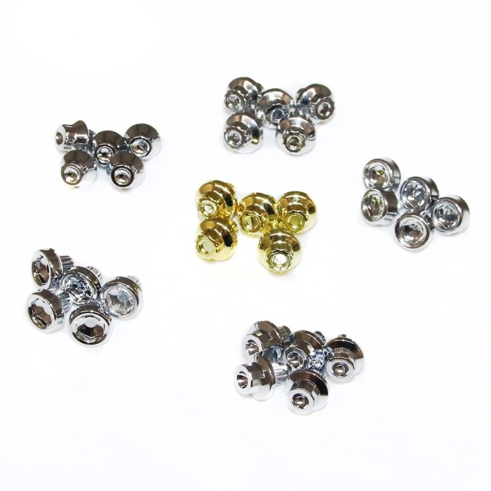 Set of 31 rivets for JR-6 JR-26 Chrome (1)