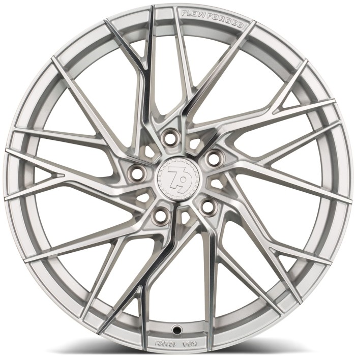 seventy9 SSF-4 20\ 5x112 ET40 66,6 SFP - Silver Front Polished (2)