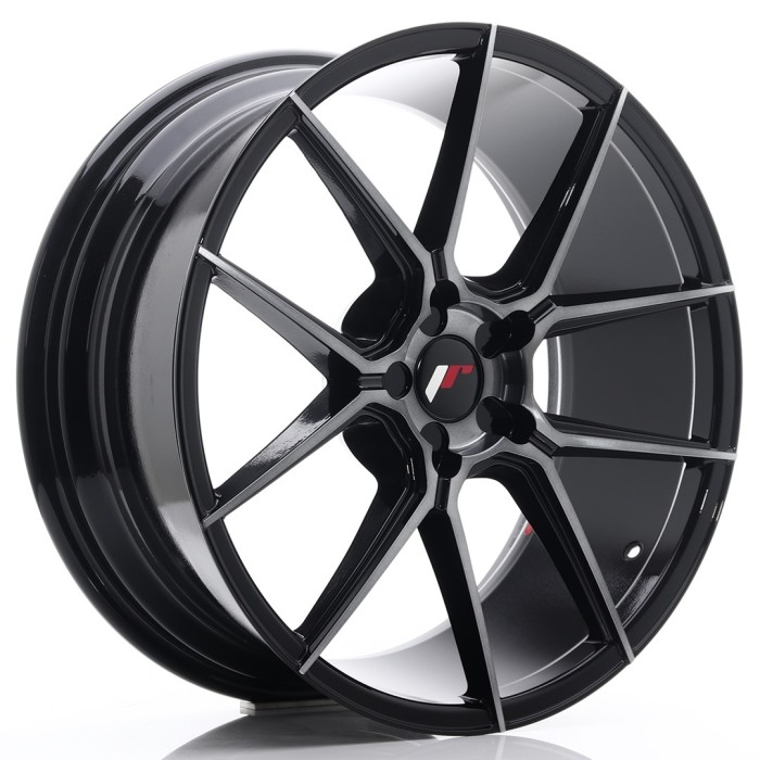 JR Wheels JR30 20x8,5 ET20-42 5H BLANK Black Brushed w/ Tinted Face (1)