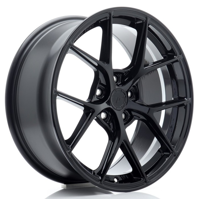 JR Wheels SL01 17x9 ET20-50 5H BLANK Gloss Black (1)