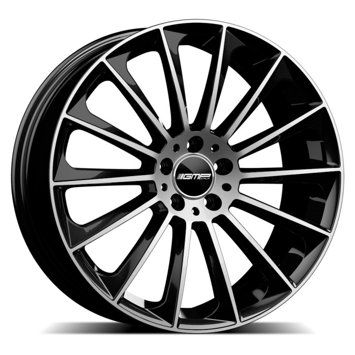 GMP STELLAR 8X19 5X112 ET35/66.6 CZARNY/POLER (1)