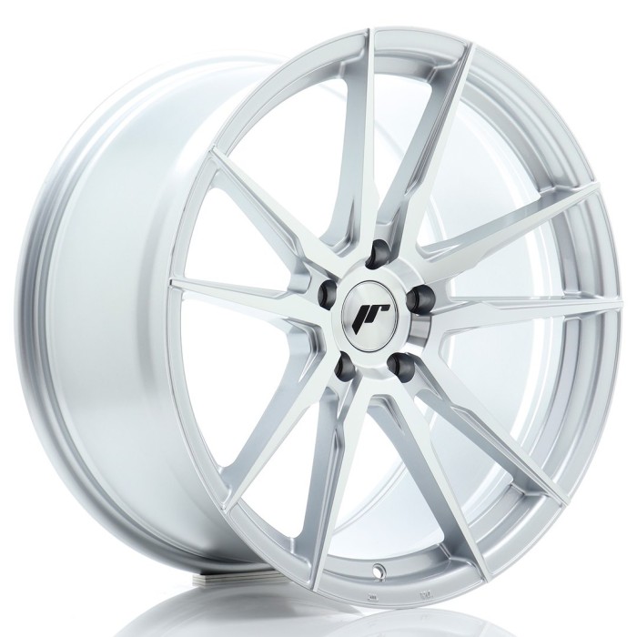 JR Wheels JR21 20x10 ET20-48 5H BLANK Silver Machined Face (1)