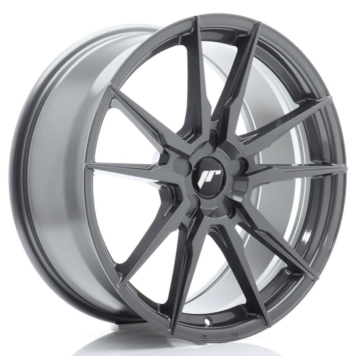 JR Wheels JR21 20x10 ET20-48 5H BLANK Hyper Gray (1)