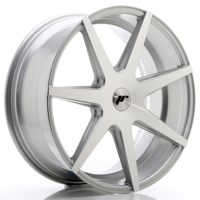 JR Wheels JR20 20x8,5 ET35 5x112 Silver Machined (1)