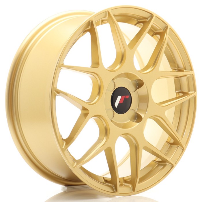 JR Wheels JR18 17x7 ET20-40 4H BLANK Gold (1)