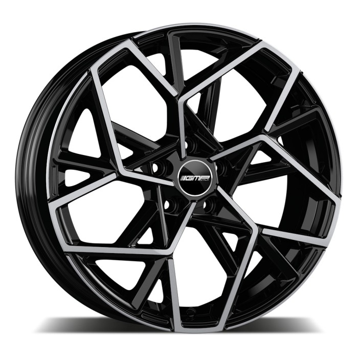 GMP CARTESIO 7X17 5X108 ET30/65.1 CZARNY/POLER (1)