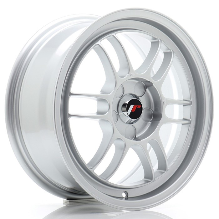 JR Wheels JR7 16x7 ET38 5H Blank Silver (1)