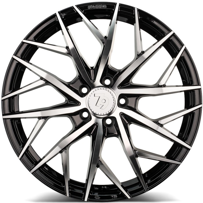seventy9 SSF-1 17\ 5x112 ET40 66,6 BFP - Black Front Polished (2)