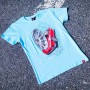 mini: JR Men's T-Shirt JR-11 Car Turquoise Size XXL (1)