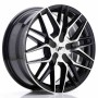 mini: JR Wheels JR28 17x8 ET25-40 BLANK Gloss Black Machined Face (1)