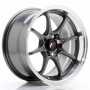 JR Wheels JR5 15x8 ET28 4x100 Gun Metal w/Machined Lip