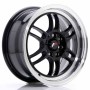 mini: JR Wheels JR7 15x7 ET38 4x100/114 Glossy Black w/Machined Lip (1)