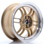 mini: JR Wheels JR7 15x7 ET38 4x100/114 Gold w/Machined Lip (1)
