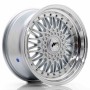 mini: JR Wheels JR9 17x8,5 ET20-35 BLANK Silver w/Machined Lip+Silver Rivets (1)