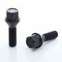 Set of 10 HEX17 tapered bolt M14x1,5 x50mm Black