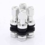 mini: Set of Aluminum air valves JR v2 - SILVER + logo (1)