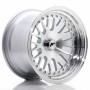 mini: JR Wheels JR10 15x9 ET0-20 Blank Silver Machined Face (2)