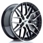 mini: JR Wheels JR28 17x8 ET40 5x112 Gloss Black Machined Face (2)