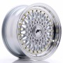 mini: JR Wheels JR9 15x7 ET20 BLANK Silver w/Machined Lip (2)