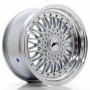 mini: JR Wheels JR9 17x8,5 ET20-35 BLANK Silver w/Machined Lip+Silver Rivets (2)