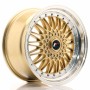 mini: JR Wheels JR9 18x9 ET20-40 BLANK Gold w/Machined Lip (2)