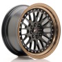 mini: JR Wheels JR10 16x8 ET20 4x100/108 Matt Black w/Bronze Lip (3)