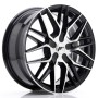 mini: JR Wheels JR28 17x8 ET25-40 BLANK Gloss Black Machined Face (3)