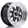 mini: JR Wheels JR31 15x7.5 ET20 4H BLANK Gloss Black Machined Face (3)