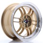 mini: JR Wheels JR7 15x7 ET38 4x100/114 Gold w/Machined Lip (3)