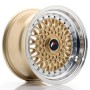 mini: JR Wheels JR9 15x8 ET20 4x100/108 Gold w/Machined Lip (3)